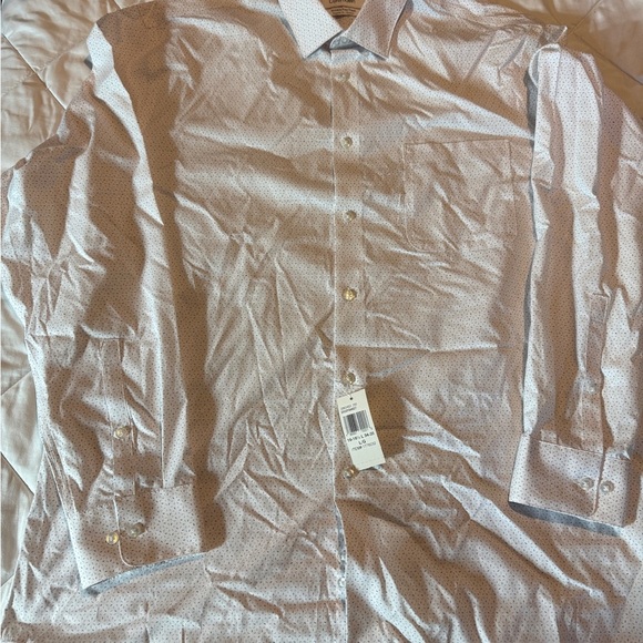 Calvin Klein White Dress Shirt for Elegant Occasions - Picture 1 of 4